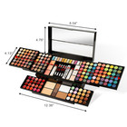 187 Colors Professional Makeup Palette - All-in-one Kit With Eye Shadows  Lipsti