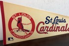 Mlb St Louis Cardinals Vtg Circa 1970 s Team Logo Baseball Pennant Full Size 30 