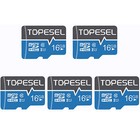 Topesel 16gb Ultra Micro Sdhc Sd Card C10 Tf Cards Memory 1 10 100pcs Wholesale 