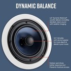 Polk Audio Rc60i 2-way Premium In-ceiling 6 5  Round Speakers  Set Of 2 Perfect