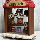 Vintage 1983 Enesco Toy Shop Christmas Figurine Snow Roof Miniature Display