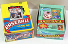 2 Vintage Baseball Card Display Boxes 1986 Topps   1991 Donruss - Empty Box Lot