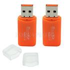 2pcs Card Reader Micro Sd Card Reader Adapter Usb 2 0 Micro Sd Sdhc Tf T-flash