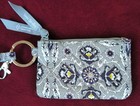 Vera Bradley Lanyard And Zip Id Case Plaza Tile Pattern New Without Tags