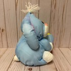 Fisher Price Puffalump Bunny Rabbit Plush Easter Holding Egg Nylon 8 Inch