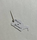 Meet Me At Bowman s Santa Claus Lapel Pin Vintage Harrisburg Lancaster Pa