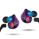 Kz Zst Dynamic Hybrid Dual Driver In Ear Earphones  colorful With Mic 