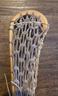 Vintage Wooden Lacrosse Stick With Leather Netting