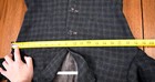 Brittany Coat Jacket Hacking Cubbing Plaid Tweed Foxhunt  usa 4 Blue Green Plaid