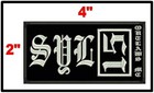 Support Your Local 15 Outlaw Patch Black   White 1 er Sylo Motorcycle Mc Biker