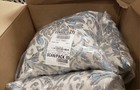Laural Home Blue Antique Damask Decorative Throw Pillow - 18x18 Nwt