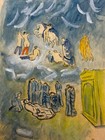 Pablo Picasso Painting Drawing On Old Paper Signed Stamped