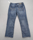 Bke Jeans Mens 36x32 Tyler Performance Straight Leg Blue Denim Whiskers New