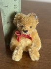 Vintage Miniature Steiff Mohair Teddy Baby Bear Brown Mohair 3    W id Sweet 