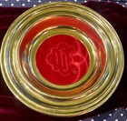 Communion  Tray  cover   Offertory Set Sudbury Brass  Brasstone stainless Euc