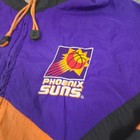 Vintage Phoenix Suns Track Jacket Mens Large Black Apex One Basketball Size L