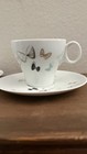 Atomic Butterflies Coffee Cups W saucers Noritake Set Of 2