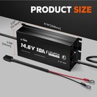 Litime Ip67 Waterproof 14 6v 10a Lifepo4 Onboard Charger For Outdoor Marine Use