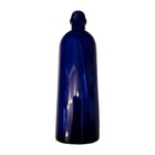 Antique Poison Bottle Glass Cobalt Blue Pharmacy Apothecary   Medicine Screw Top