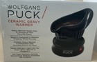 Wolfgang Puck Black Ceramic Gravy Boat   Warmer Hot Plate Electric New In Box