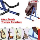 5core Guitar Stand 2 Pack A Frame Foam Arm Rubber Pad For Acoustic Electric Bass