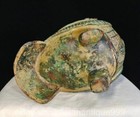 10  Old Shang Chinese Bronze Ware Dynasty Wine Vessel Bird Zun Statue