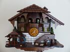 Traditional Black Forest Cuckoo Clock  German Design Wood Chopper  Auto Night