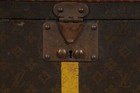 Louis Vuitton Vintage Lv Logo Monogram Boite Trunk Vanity Train Case Hard Sided