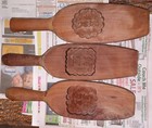 Three  3  Rare Antique Chinese Moon Cake Mold China Baking