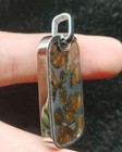 Sericho Pallasite Meteorite Pendant Olive Iron Meteorite - From Kenya Necklace