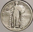 Silver Quarter - Standing Liberty - 1924  partial Date 