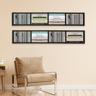2x Floating Shelf Wall Mounted Cd Dvd Rack Media Storage Rack Organizer Shelves