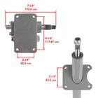 Complete Steering Box Fits Kubota B4200d B5100 B6000 B6100d B6100e B7100 Non Hst