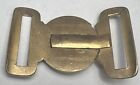 Original Wwi British Military  dieu Et Mon Droit  Heavy Brass Belt Buckle
