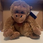 Dan Dee Collector s Choice Brown  Gorilla Ape Monkey Stuffed Animal Plush Nwt