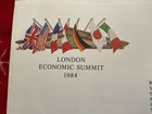Uk Gb Stamps   Fdc Fist Day Cover   London Economic Summt 1984    To Charity