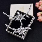 2 Pcs Rhinestone Shoe Clips Pumps Wedding Bridal Buckles Womens Silver Decor