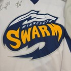Projoy Signed Minnesota Swarm Nll Lacrosse Autographed Jersey Official Licensed