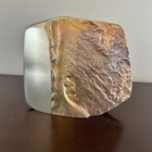 Vintage Helgi Joensen Modernist Brutalist Style Tinn Pewter Vase Made In Norway
