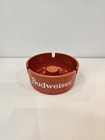 Vintage 1980 s Orange Budweiser Beer Bar Ashtray