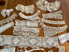 Misc  Lot 24 Pc Group Of Crochet   Lace Salvage Bits   Pieces