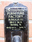 Enterprise Furniture Factory Harrisburg Pa Pat 1917 Store Display Sign Hanger Ad