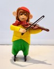 Vintage Schuco Working Wind-up Solisto Monkey Playing Violin W  Schuco Key   Box