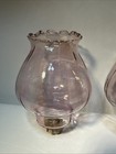 Vtg Set Of 2 Home Interiors Pink Rose Celeste Votive Cup Candle Holders Homco