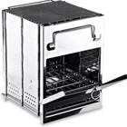 Portable Folding Stainless Steel Stove Outdoor Camping Bbq Wood Burning Stove