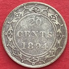 1894 Newfoundland 20 Cents Obverse 2 - Vf - Lot 8448