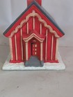 Vintage Byron Molds Ceramic Christmas Village School House 