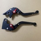 For Trident 660 2021-2025 Short Black Adjustable Clutch   Brake Levers