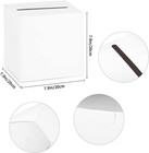 White Card Box Wedding Favors Post Box Cardboard Receiving Money Box Holder For