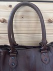 Frye Brown Leather Large Tote Bag  New Condition With Minor Marks 